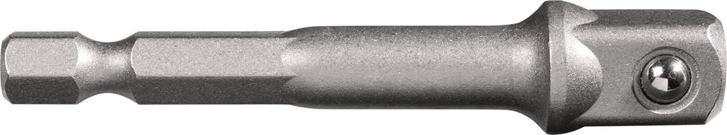 Tecwerk Adapter Antriebssechskant 1/4 ′′ Abtriebsvierkant 3/8 ′′ Länge 65 mm - 1 Stk.