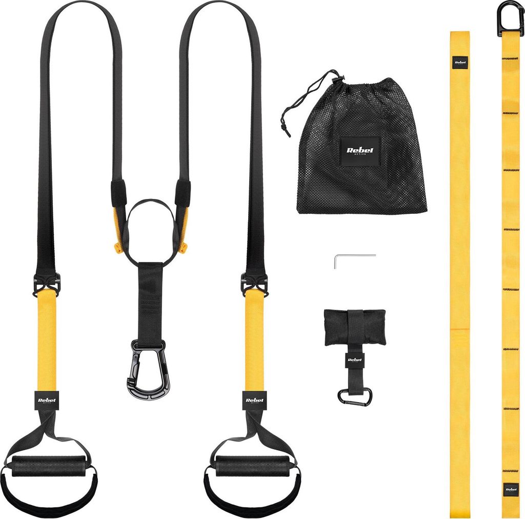 Rebel RBA-3008-3 TRX P3-3 Sistema di allenamento con pesi Immagine del prodotto 