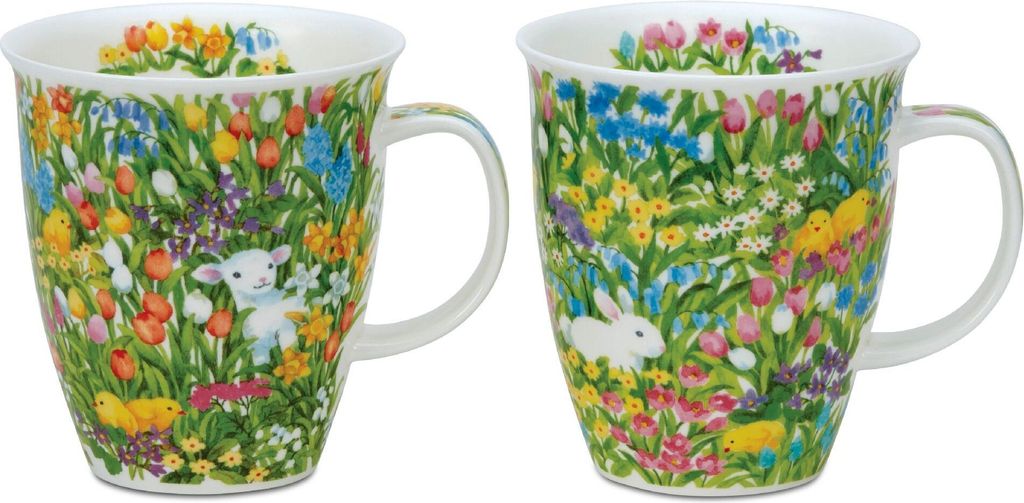 2er Set DUNOON Becher, Tassen Nevis Hidden Border Frühling 480ml Formano