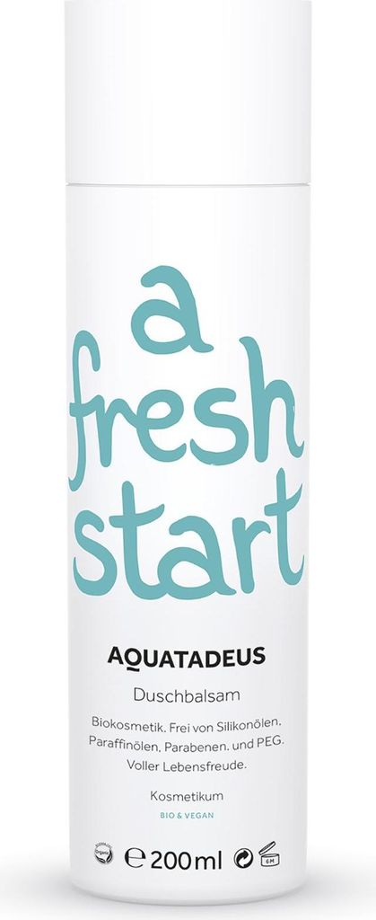 Aquatadeus a fresh start, Duschgel, 200 ml, Erwachsene, Unisex, Körper, Jeder Hauttyp
