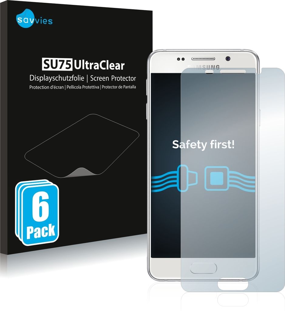 6x Für Samsung Galaxy A3 2016 Schutzfolie Savvies Displayschutz Display Schutz Folie Klar Transparent