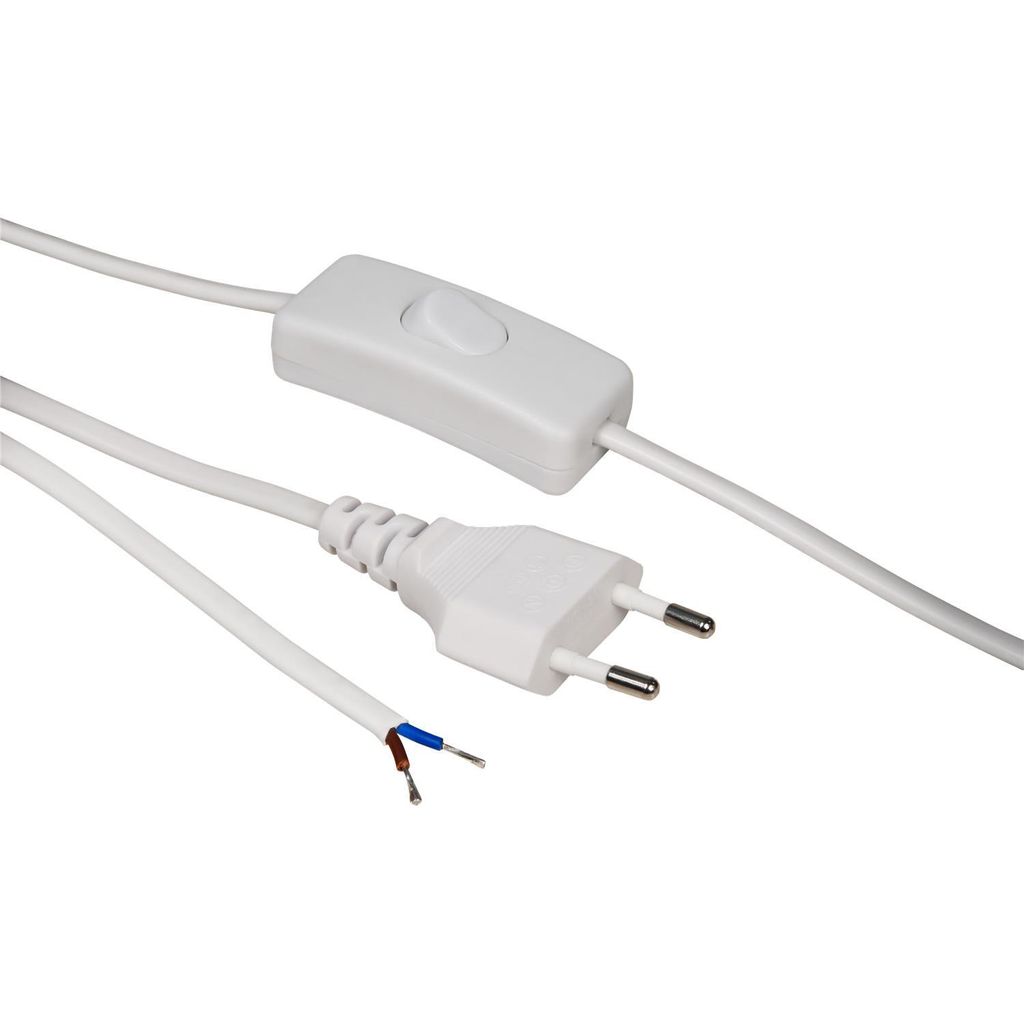 Kabel sieciowy McPower Euro z wyłącznikiem sznurkowym i Zdjęcie produktu 