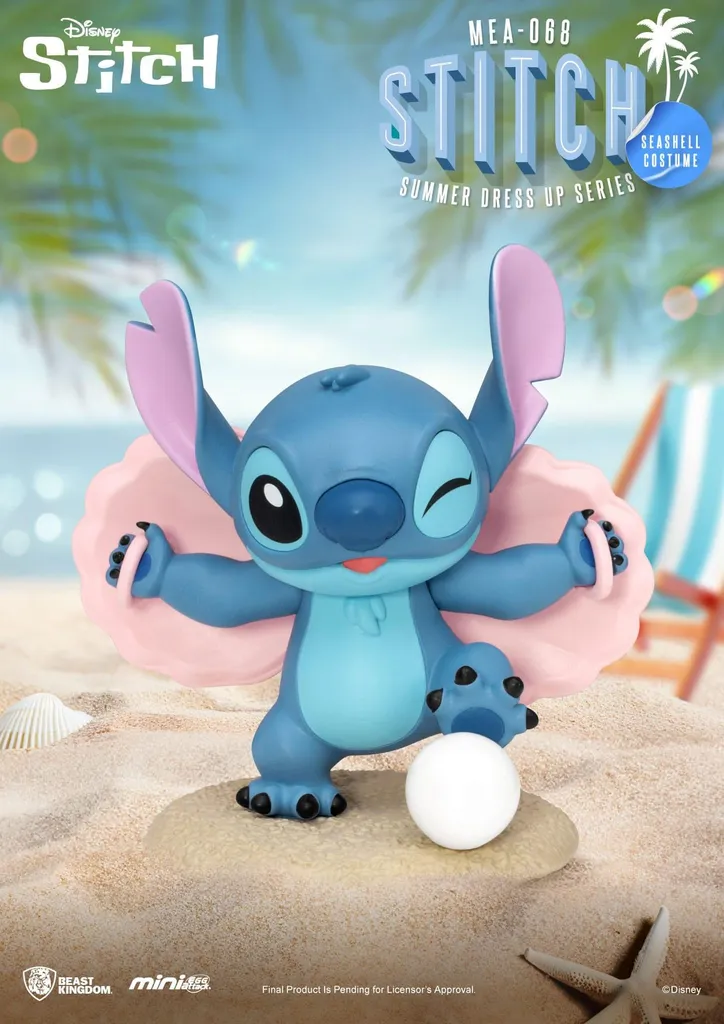 Figurine Stitch Beast Kingdom : mini statuette de collection été