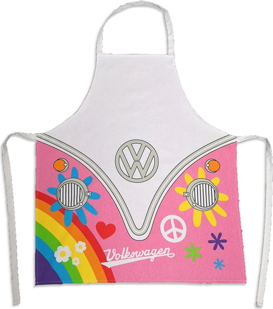 Baumwollschürze - Volkswagen Bulli VW Bus T1 Summer Love
