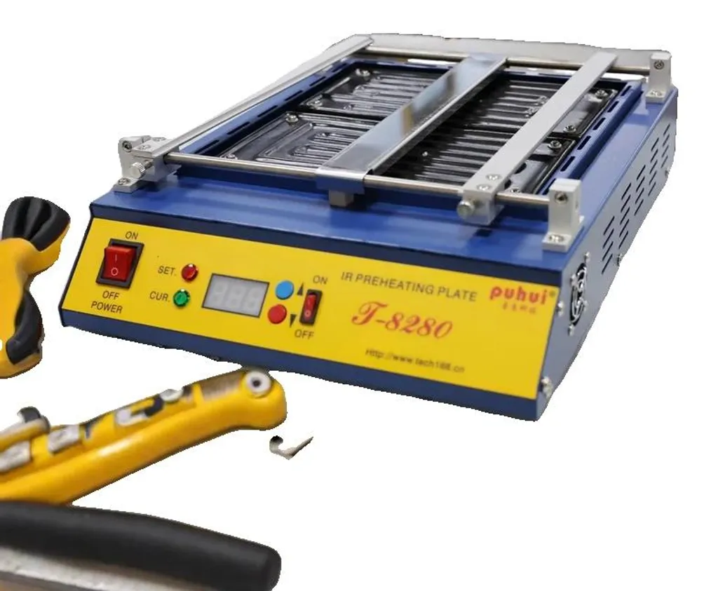 Station de préchauffage PCB 1600W 280x270mm pour soudure infrarouge