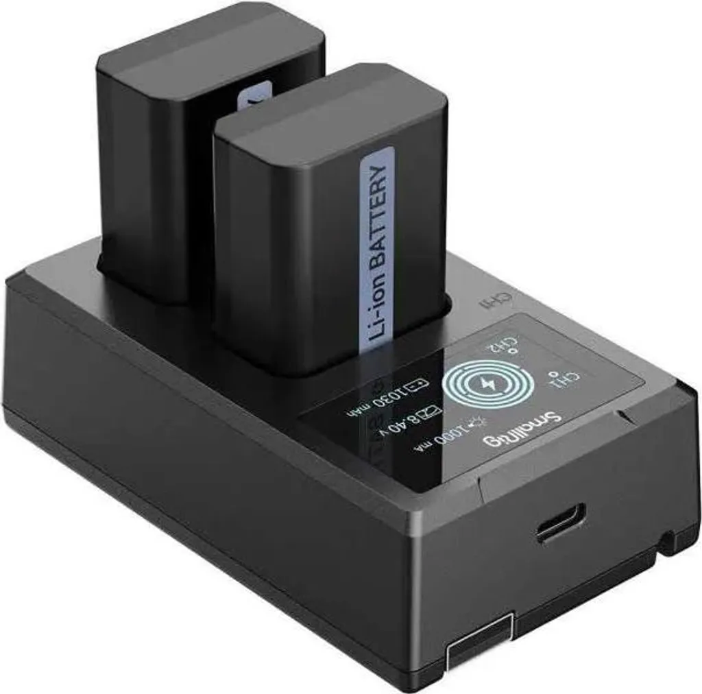 SmallRig 3818 Chargeur de Batterie USB pour Appareil Photo Numérique