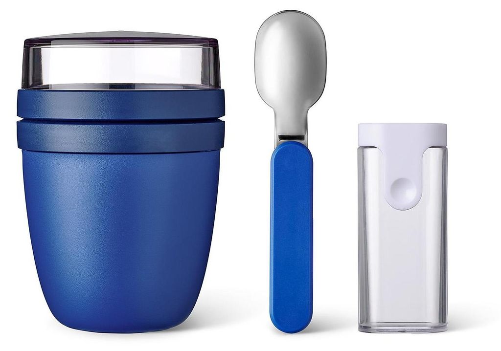 Geschenk-Set Lunchpot und Faltbarer Löffel Ellipse - Vivid Produktbild 