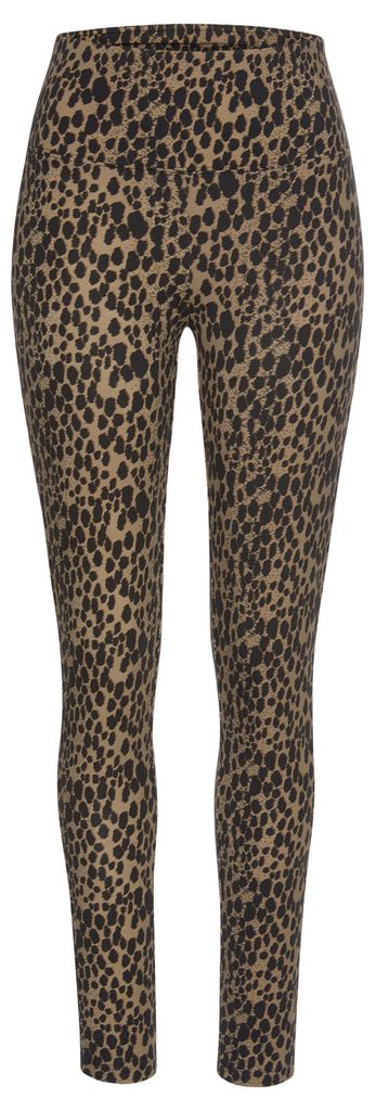 Buffalo Leggings camelfarben-schwarz-leo Größe 40/42 Produktbild 