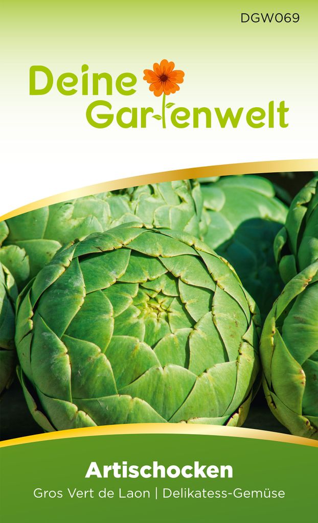 Artischocken Gros Vert de Laon Samen - Cynara cardunculus - Artischockensamen - Gemüsesamen - Saatgut für 10 Pflanzen