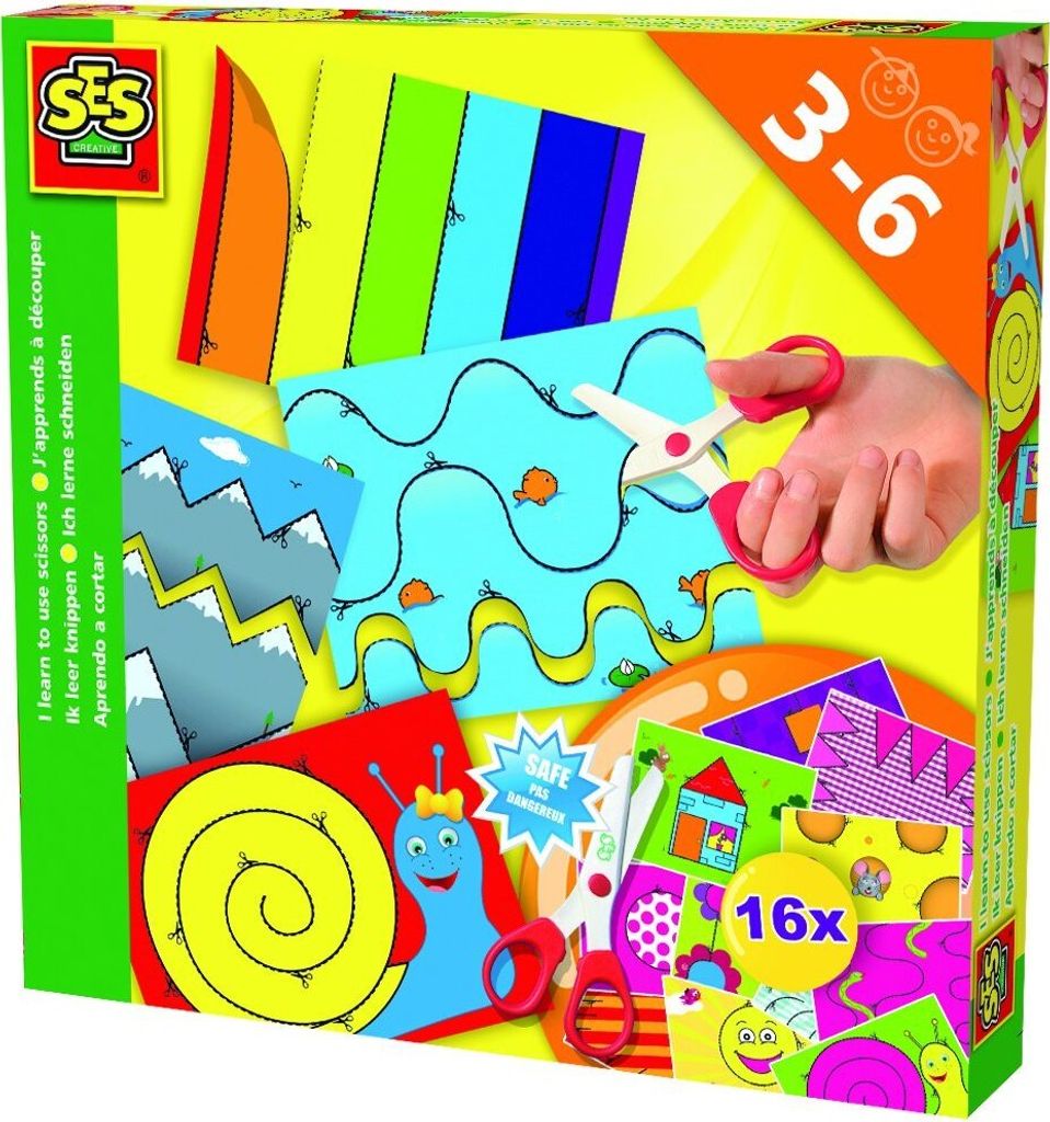 SES Creative 14809 Lernset Schneiden, Inklusive 16 Produktbild 