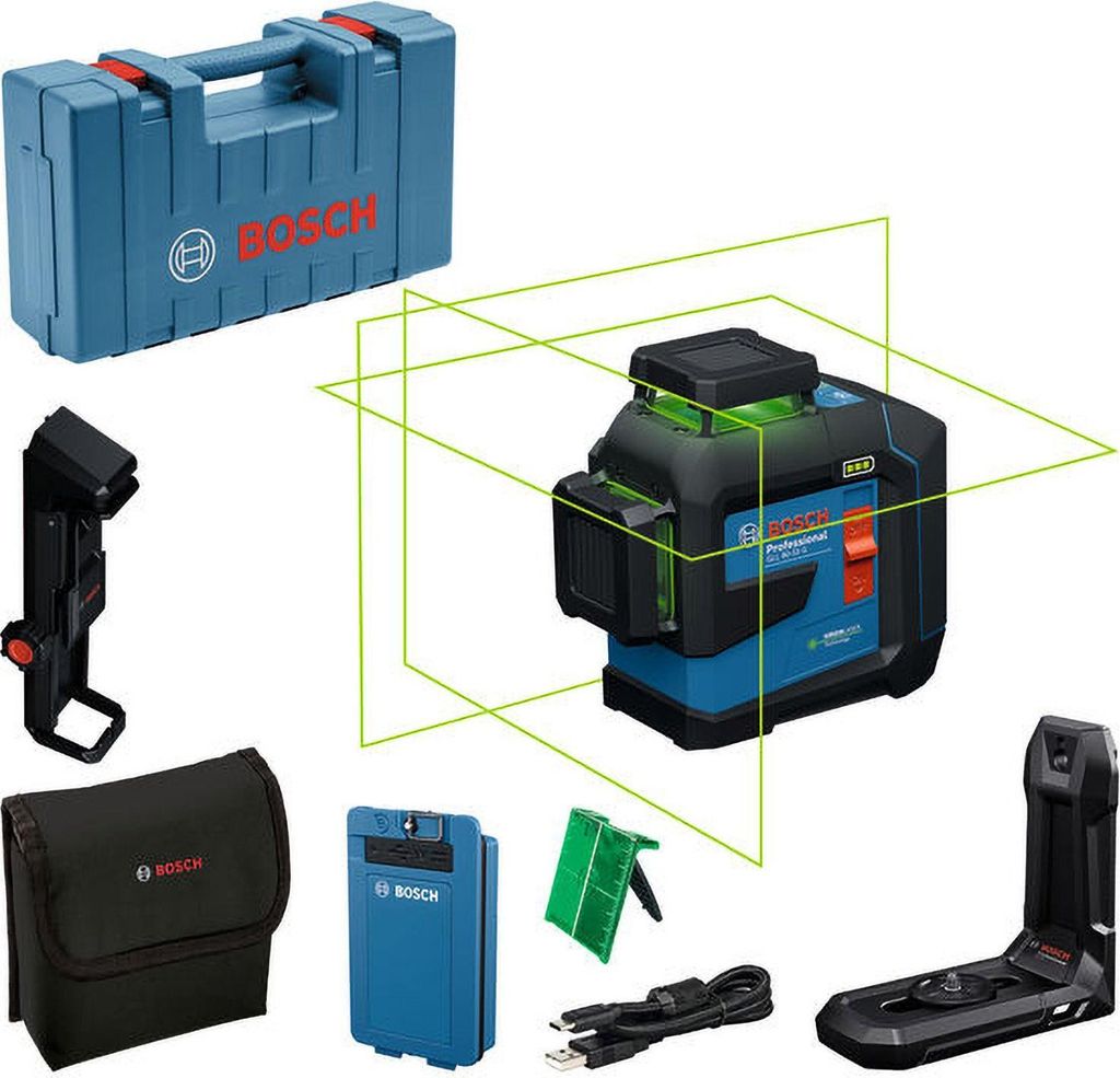 Laser lignes 3 plans GLL 80-33 G Professional + 1 Batterie Image du produit 