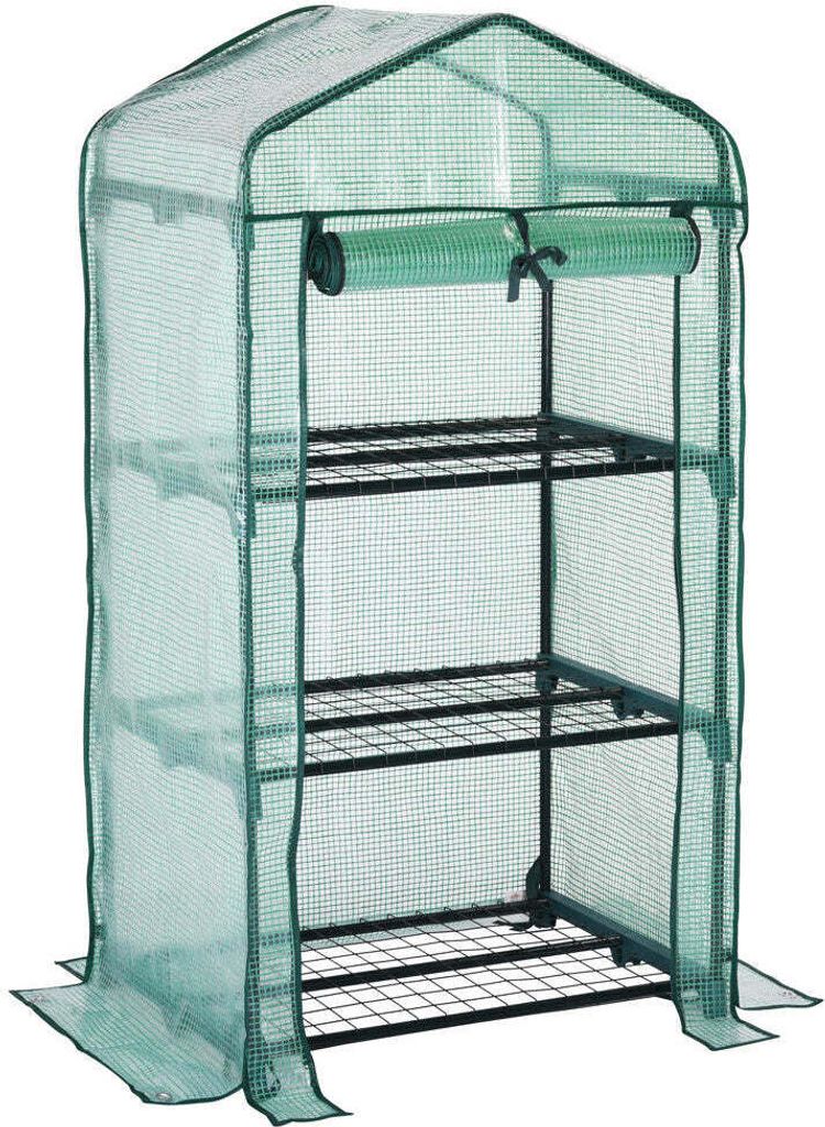 GARDEBRUK® Foliengewächshaus 3 Ablagen 126x49x69cm Produktbild