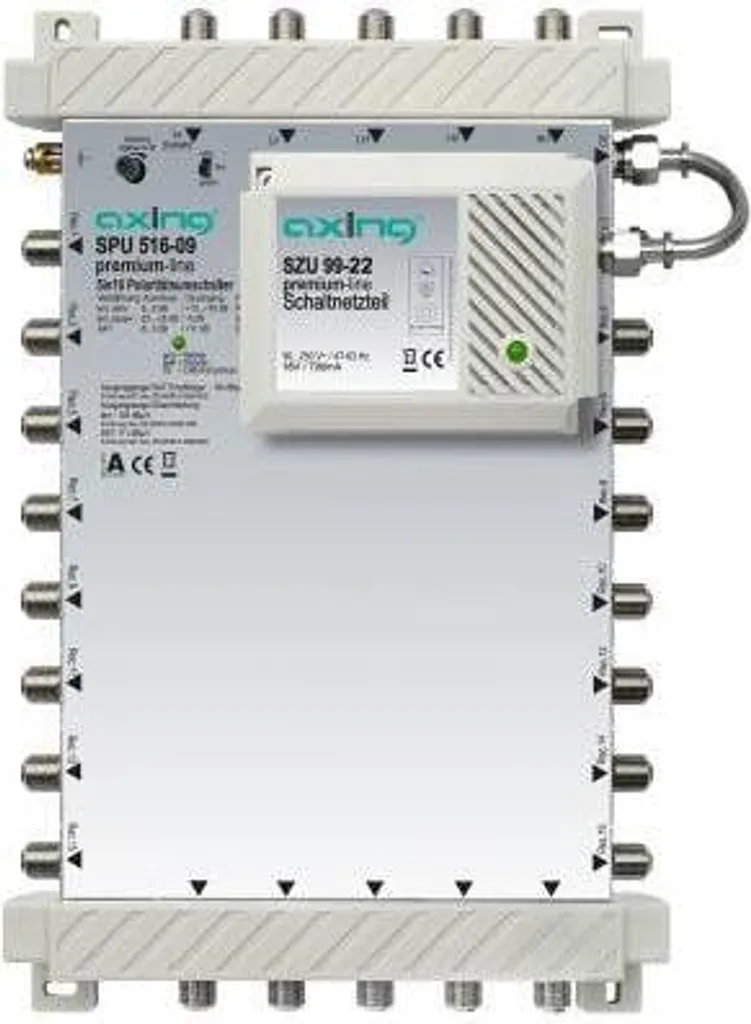 Axing SPU 516-09-16 sorties, 5 entrées multiswitch sat pro solide