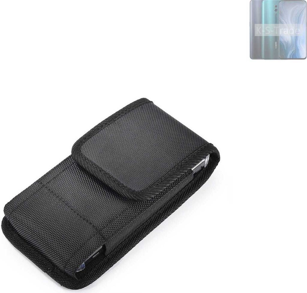 Holster Gürteltasche kompatibel mit Oppo Reno10 Pro+ Global Holster Gürtel Tasche wasserabweisend Handy Hülle Schutz Hülle Outdoor schwarz