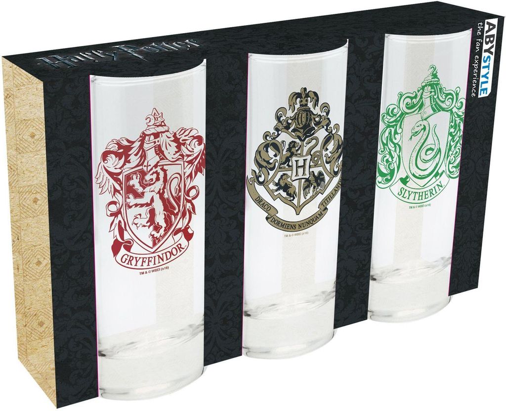 HARRY POTTER - 3 glasses set Produktbild 