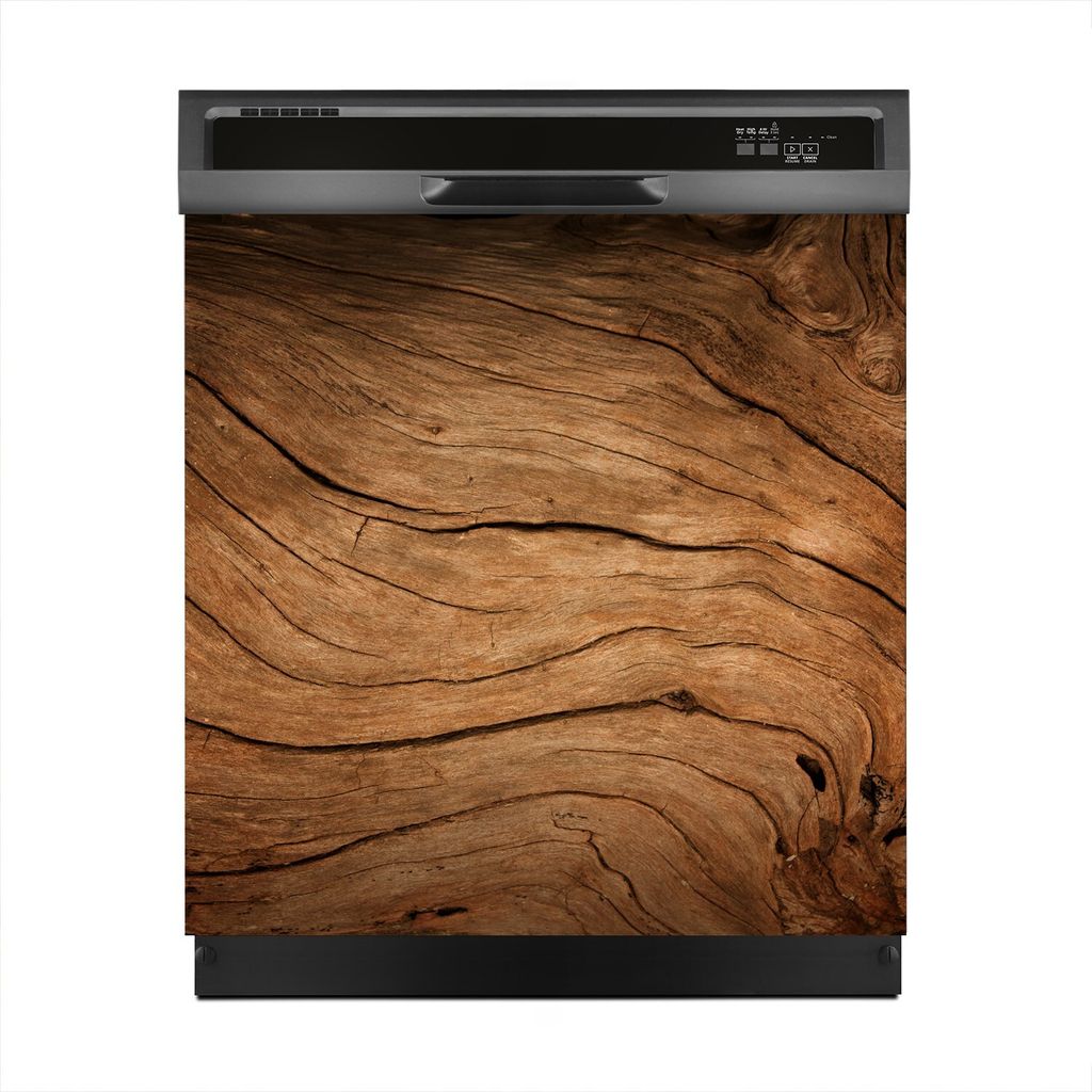 Magnete Dekorative 60x60 cm Küche Magnetmatte Spülmaschine - Altes Holz Hintergrund