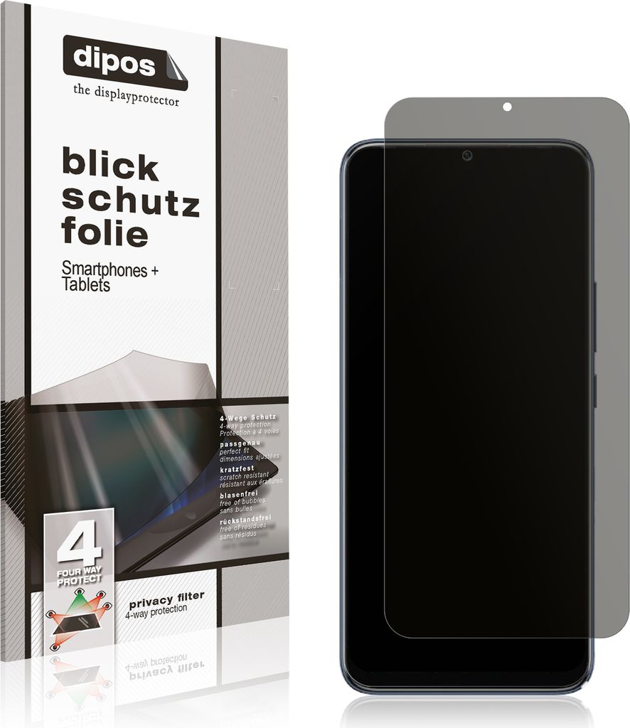 Schutzfolie für Infinix Hot 20i mit Sichtschutz Blickschutz Folie