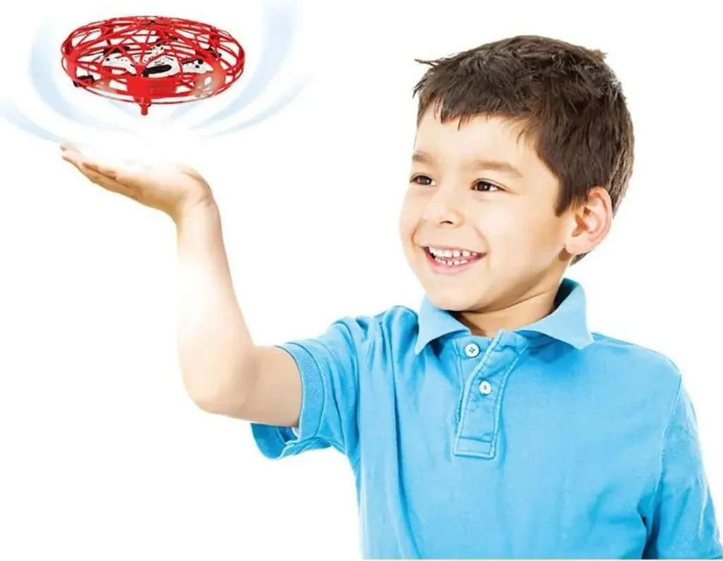 UFO Drone Bizak Rouge 62004810 avec Capteurs Infrarouges et Lumières LED - 4