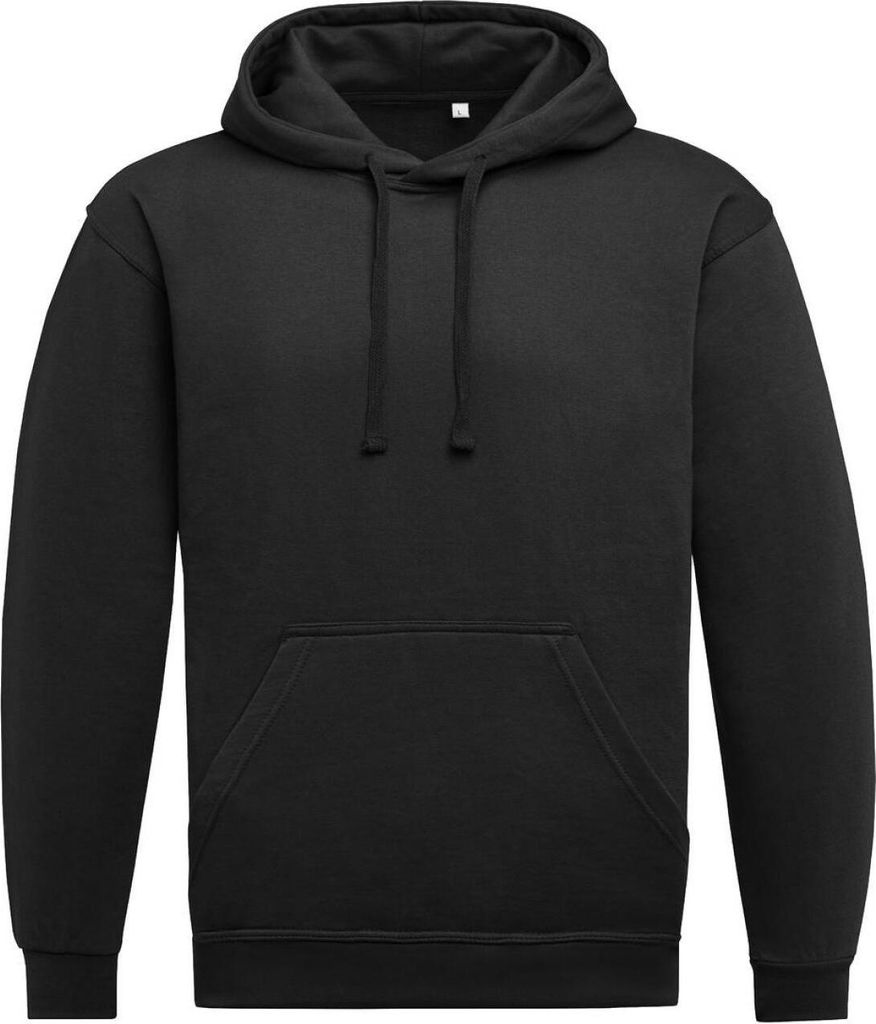 SG SGE202 | Uni Hoodie - Kapuzenpullover - 60°C waschbar - Farbe: Black - Größe: 5XL