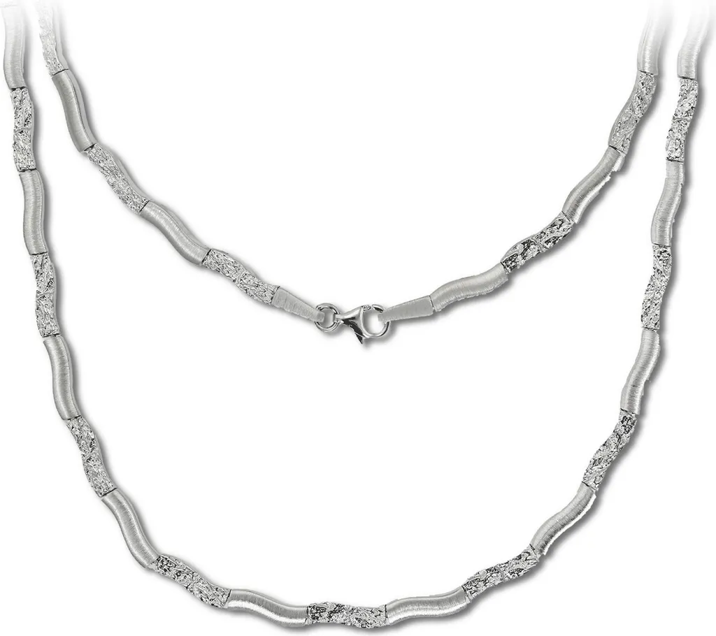 Collier Argent 925 Hypoallergénique 45cm SilberDream Wave Anti-Ternes