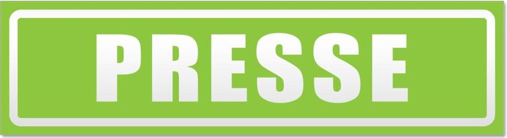 Presse invertiert Magnetschild Schild magnetisch