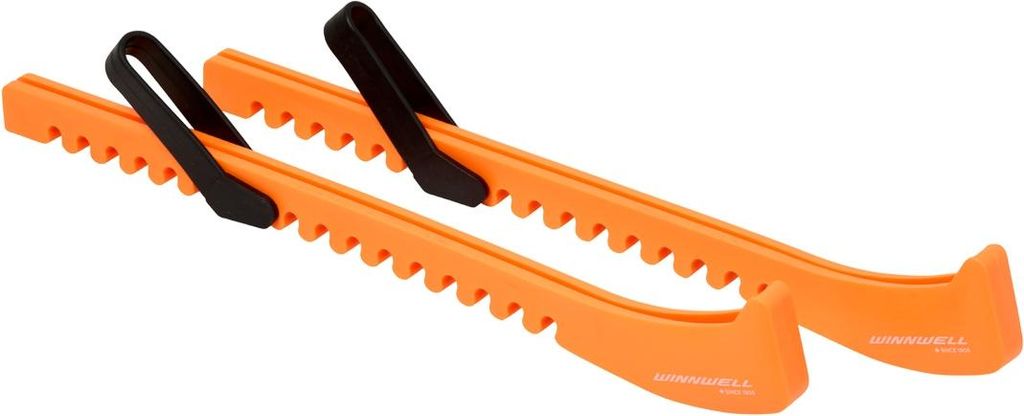 WINNWELL verstellbare Kufenschoner Kunststoff : Orange Farbe: Orange