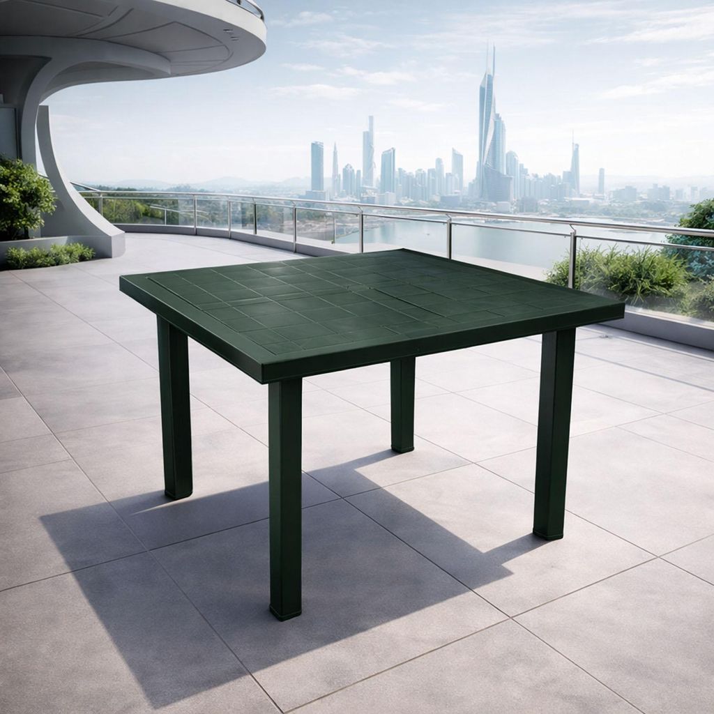 Gartentisch Terrassentisch Outdoor Tisch Fiocco Grün L80xB75xH72cm