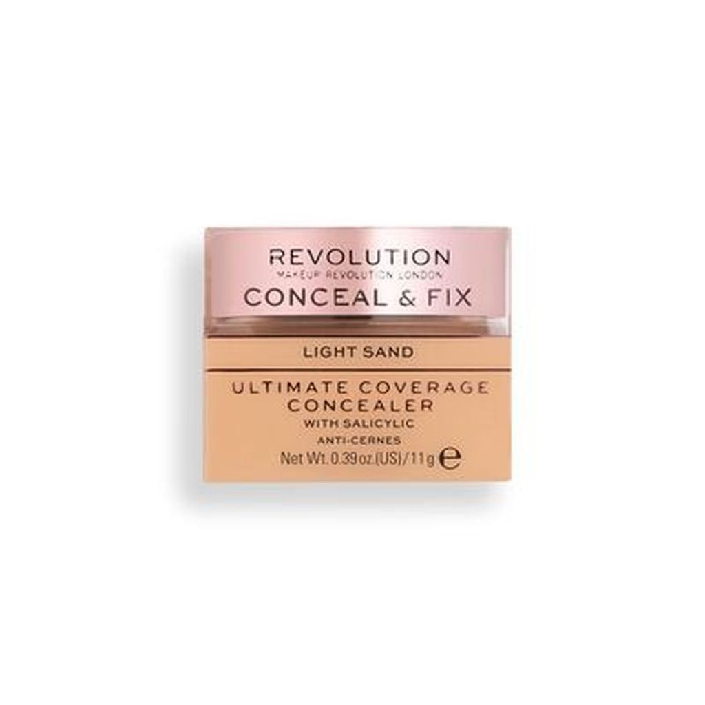 Revolution - Concealer - Conceal & Fix Ultimate Coverage Concealer - Light Sand