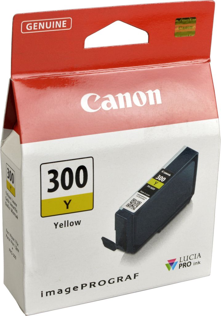 Canon PFI-300Y Tinte Gelb, Gelb, 1 Stück(e), 530 Seiten, Produktbild 