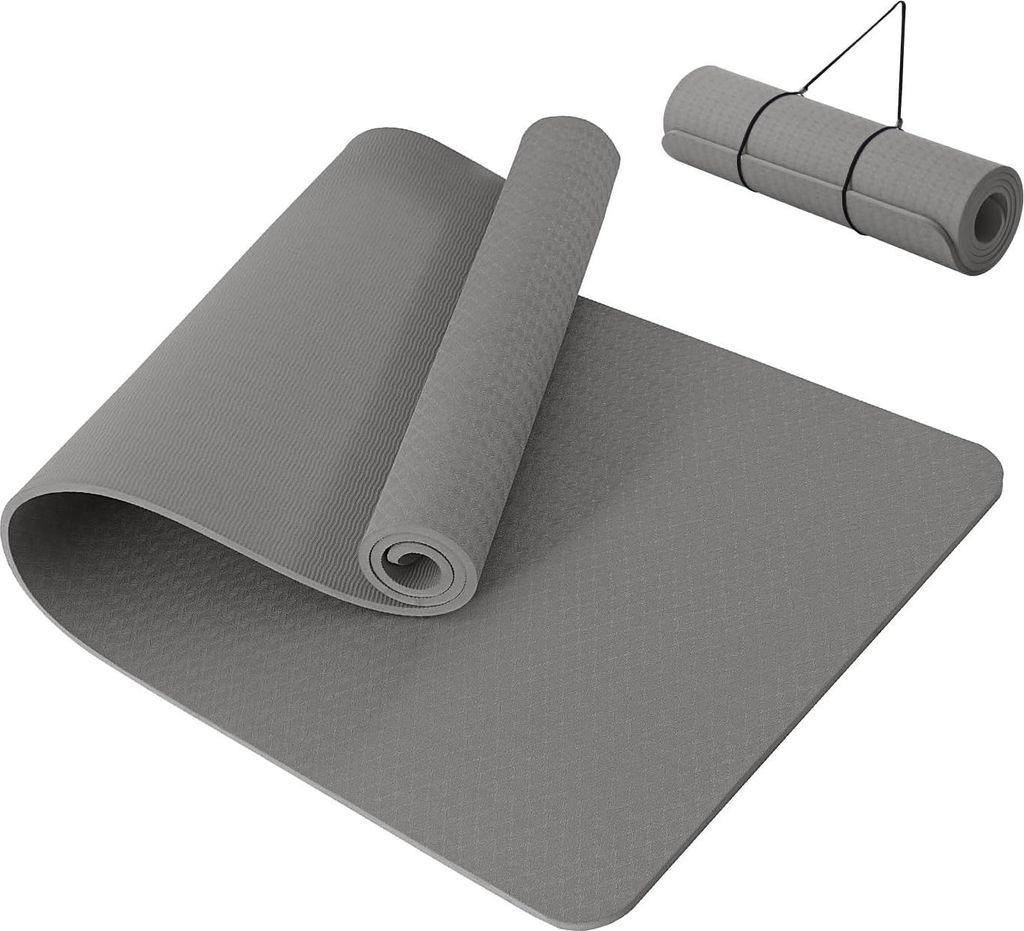 Good Nite Gymnastikmatte Yogamatte Fitnessmatte 10mm Rutschfest Trainingsmatte Sport Turn Matten Pilates Matte Bodenturnmatte Mit Tragegurt 183 x 61