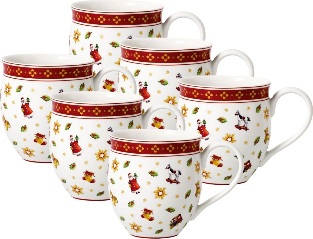 Villeroy & Boch Toy's Delight Becher mit Streumotiv 0,44 l Set6