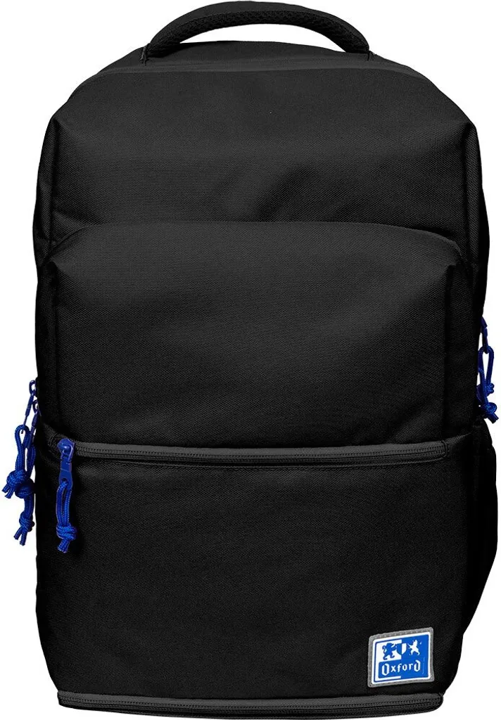 Sac à dos Oxford noir 12 compartiments - Rangement optimal 1 pièce