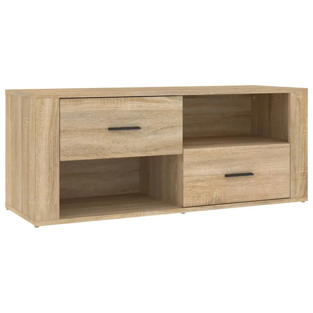 Porta TV Moderno 100 cm Rovere Sonoma | vidaXL Mobile Lowboard Elegante