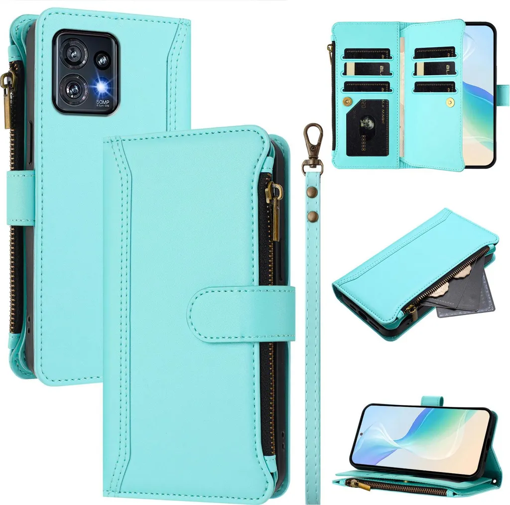 Cover Protettiva Motorola Moto Edge 40 Pro Portafoglio con Cerniera