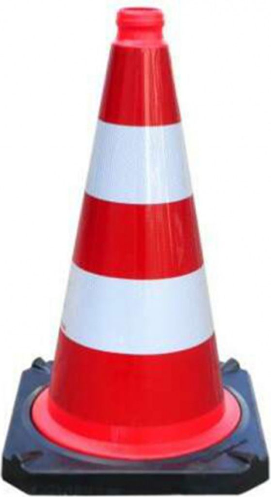 TL-Leitkegel/Pylon, Reflexfolie RA2/B, BAST-, 500 mm - 500 mm