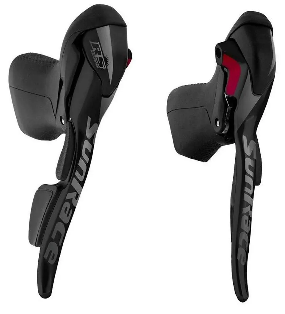Manettes Sunrice Shifters Race 2x10v pour transmission de vélo