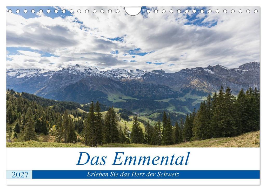 Das Emmental (Wandkalender 2027 DIN A4 quer), CALVENDO Monatskalender