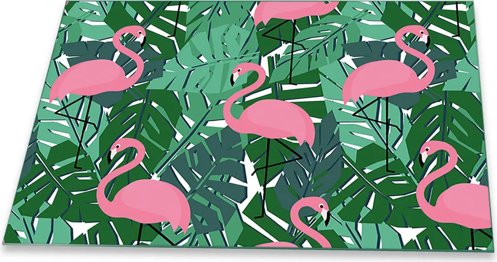 Piastra di copertura del piano cottura in ceramica copertura dell'alzatina in vetro universale 80x52 animali verde