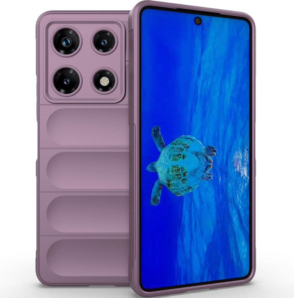 Handyhülle für Infinix Note 30 Pro Weich TPU Silikon Stossfest Anti-rutsch Hülle Lila