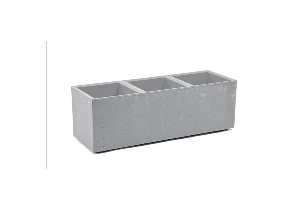 Truhla KARO, rozměry 900 x 300 x 300 mm, barva: šedá Obrázek produktu 