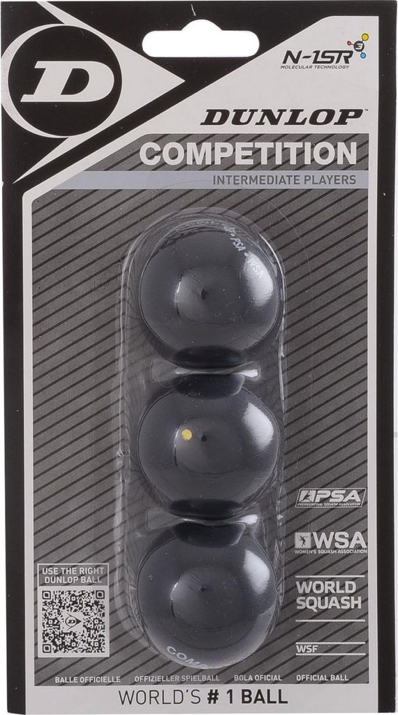 Dunlop Competition Squashball (3er-Set)
