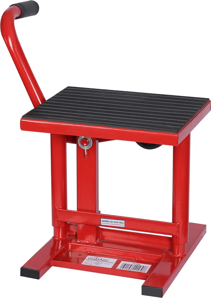 Wiltec Martinetto Moto 135kg - Piattaforma Elevatrice Idraulica 31-41cm