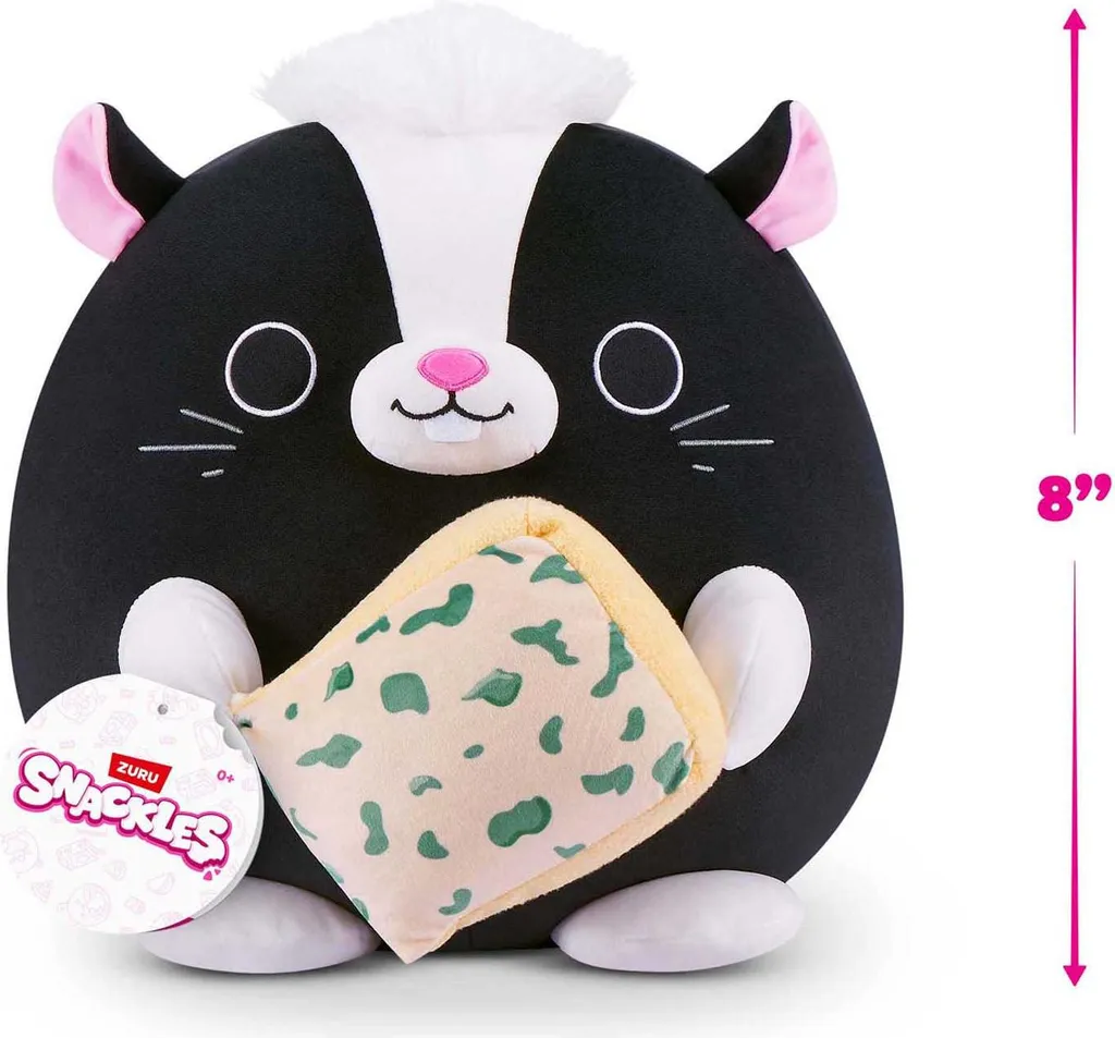 Doudou Anti-Stress Peluche Zuru Snackles Fleur 20 cm Douceur Pro