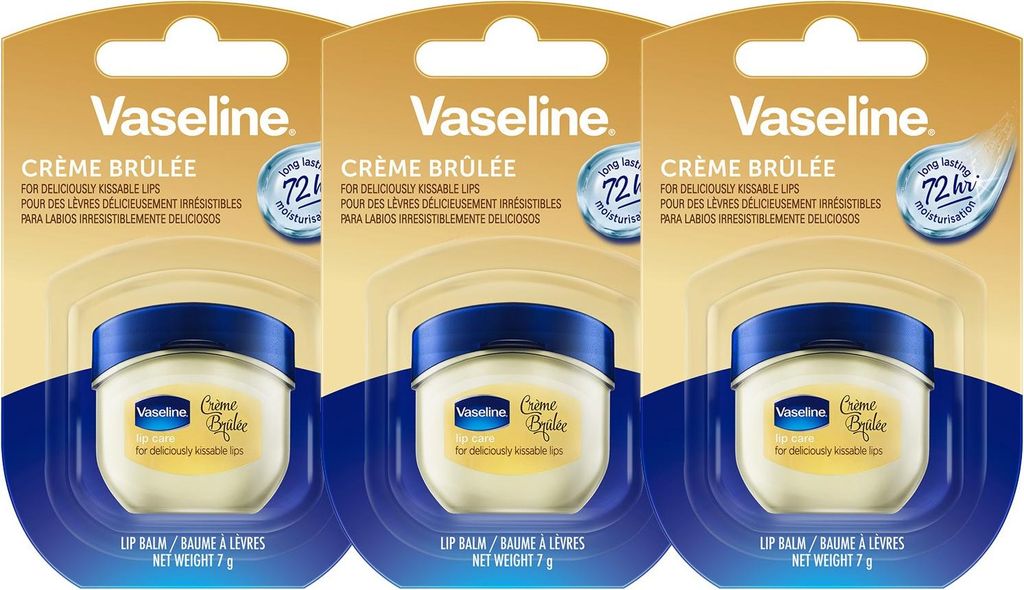 Vaseline Lip Therapy 7G Crème Brûlée | Pflegender Produktbild 