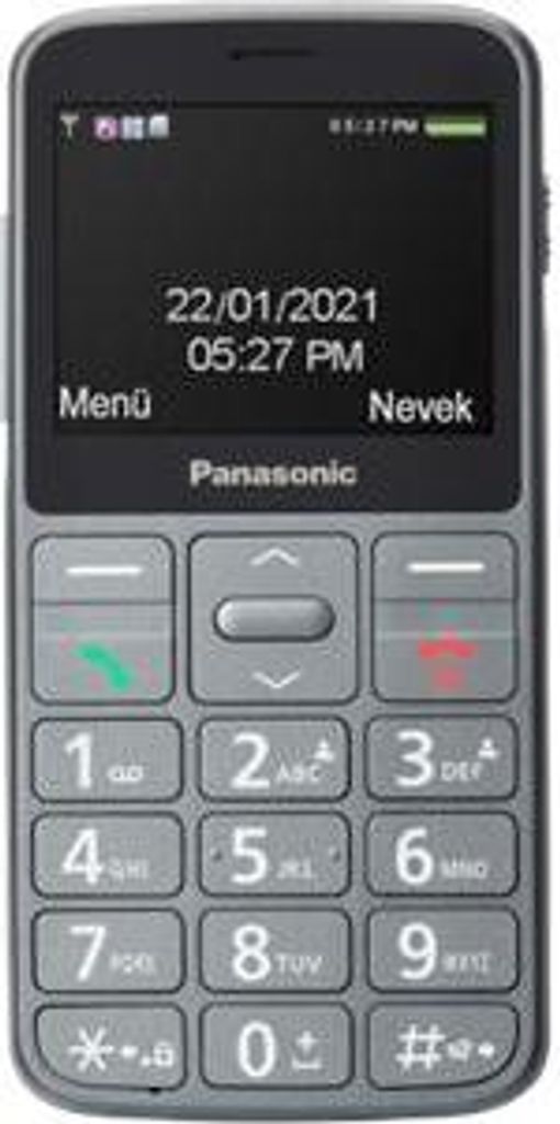 Panasonic | KX-TU160 | Telefono cellulare Easy Use | Grigio Immagine del prodotto 