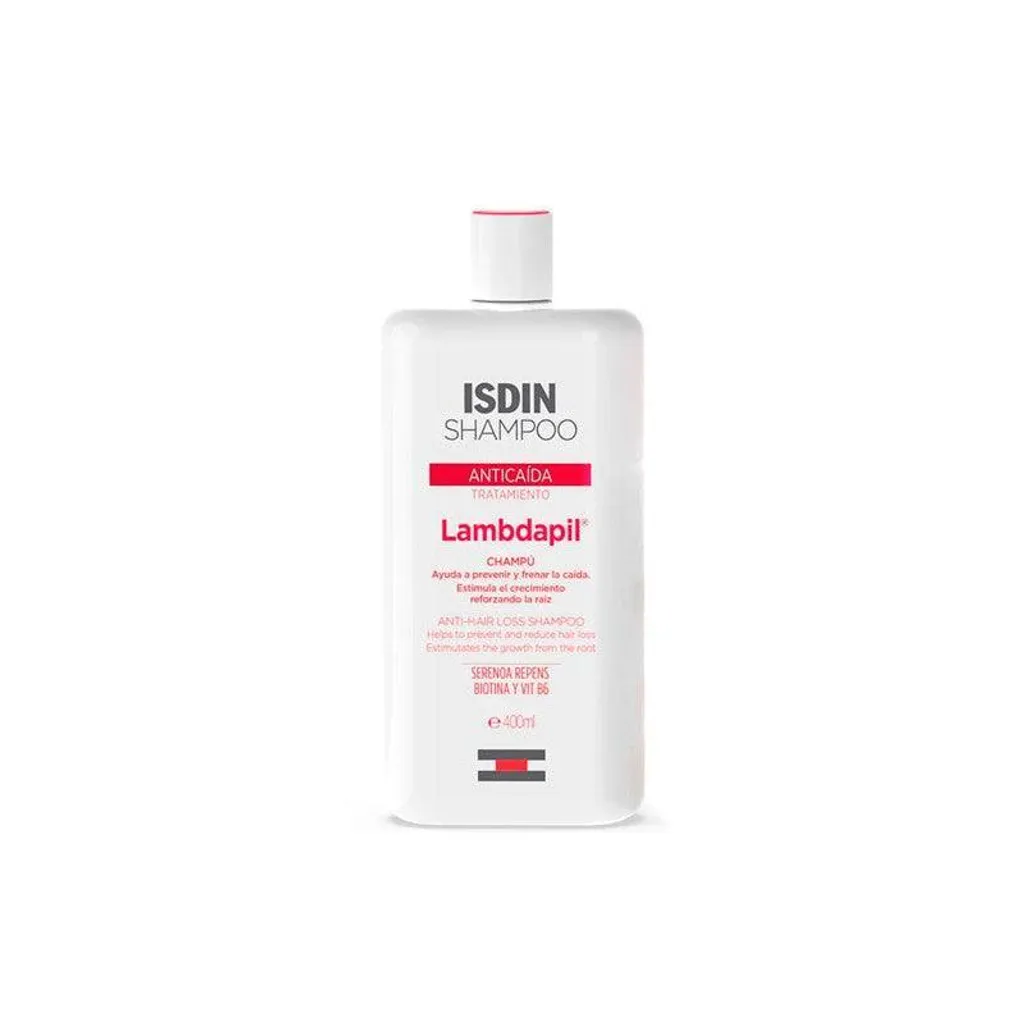 Soin capillaire Isdin Lambdapil shampooing anti-chute flacon de 400ml