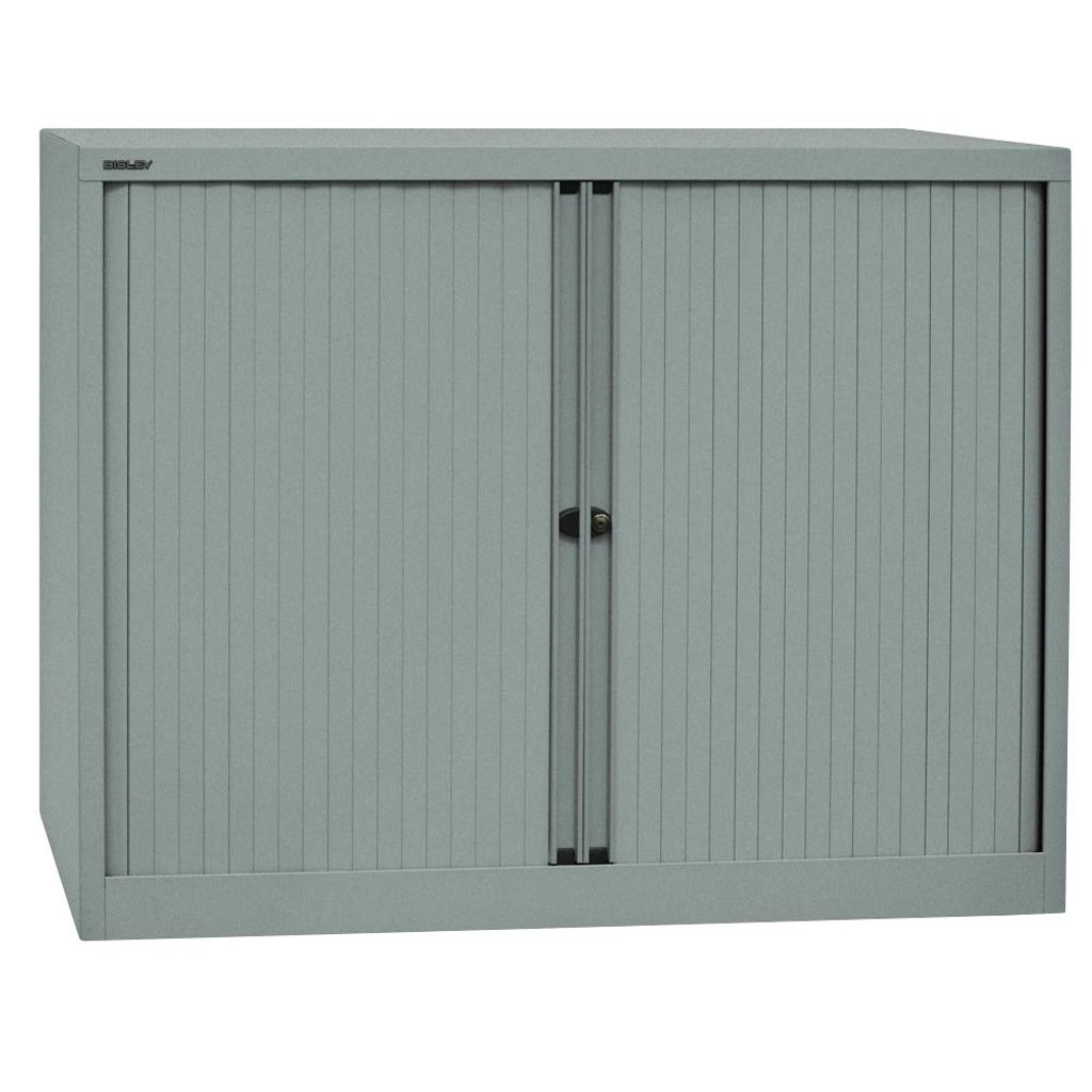 BISLEY Rollladenschrank EuroTambour Maße: 120 x 103 x 43 cm (B x H x T) Anzahl der Fachböden: 2 Fachböden