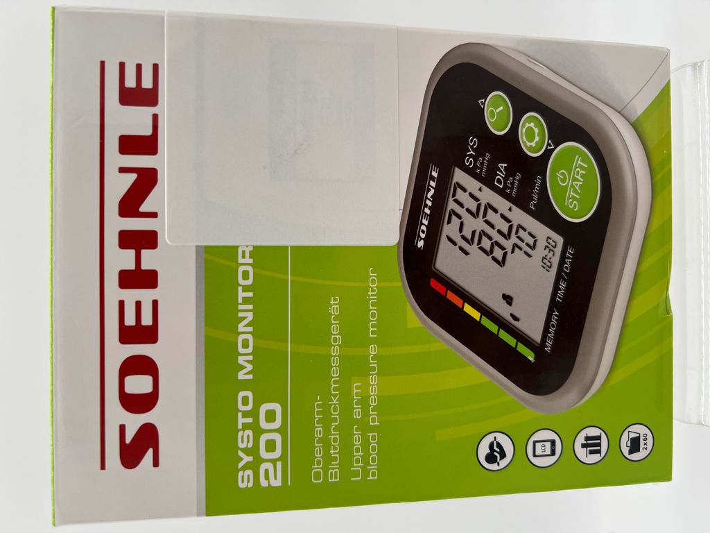 Soehnle Systo Monitor 200 Blutdruckmessgerät Oberarm Produktbild 