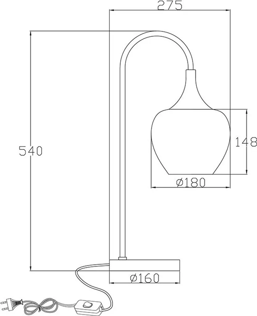Lampe de table MAXY multicolore pour dynamiser un intérieur sombre