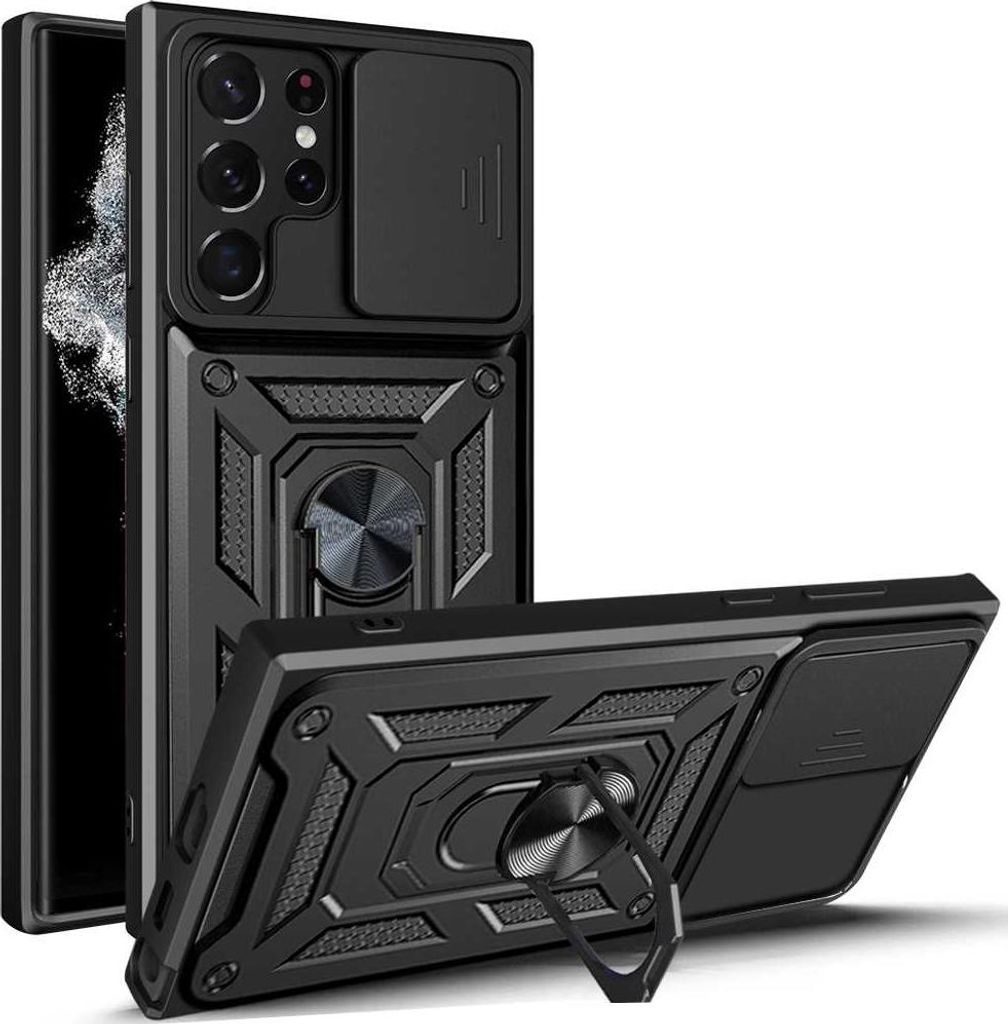 Spacecase Camring Galaxy S22 Ultra schwarz Produktbild 